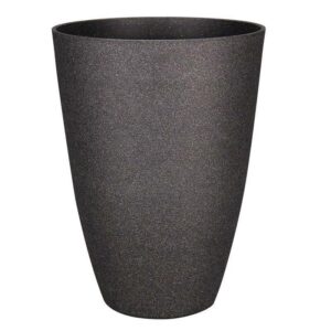 Polyresin Speckle Tall Planter Charcoal