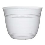 Polyresin Galileo Planter White