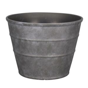 Polyresin Hamilton Planter Charcoal