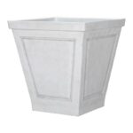 Polyresin New England Planter White