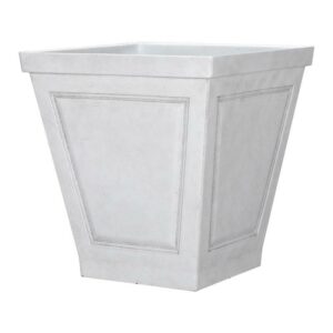 Polyresin New England Planter White