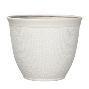 Polyresin Shea Planter White