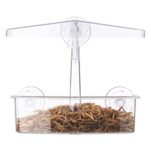 Droll Wild Bird 0.5 lb Polycarbonate Window Feeder - Image 2