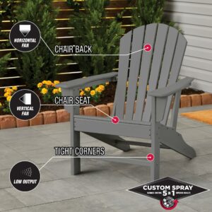 Rust-Oleum 5 in 1 Indoor/Outdoor Satin Gray Oil-Based Oil Modified Alkyd Protective Enamel (Case of 6) - Image 5