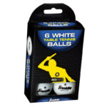 Franklin Table Tennis Balls Plastic White (Case of 6)