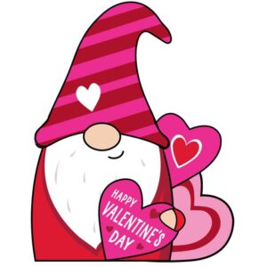 IG Design Valentine's Day Window Decor (Case of 6)