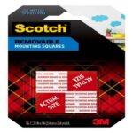 Scotch 0.7 in. L X 0.7 in. W Double-Sided Mounting Squares