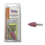 Weiler Vortec 11/16 in. D X 0.25 in. L Aluminum Oxide Stem Mounted Point Cone