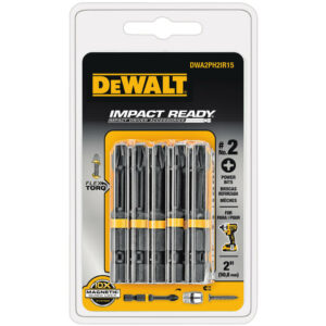 DeWalt Impact Ready Phillips Screwdriver Bit Black Oxide