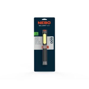 NEBO Big Larry 600 lm Black/Gray LED Work Light Flashlight
