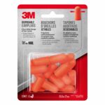 3M 32 dB Soft Foam Earplugs Orange