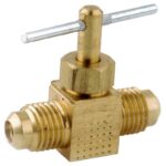 Anderson Metals 3/8 in. 3/8 in. Brass Needle Valve (Case of 5)