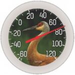 Taylor Crane Dial Thermometer Plastic Multicolored (Case of 6)