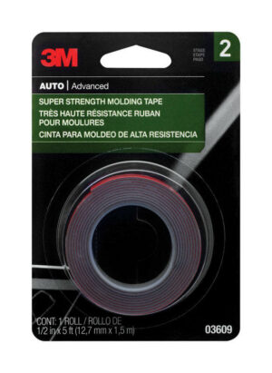 3M 60 in. L X 1/2 in. W Double-Sided Molding Tape 03609