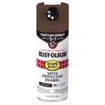 Rust-Oleum Stops Rust Indoor and Outdoor Satin Brown Oil Modified Alkyd Spray Paint (Case of 6)