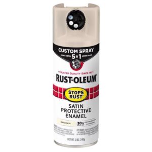 Rust-Oleum Stops Rust Indoor and Outdoor Satin White Oil Modified Alkyd Spray Paint (Case of 6)