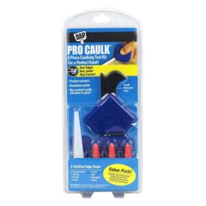 DAP Pro Caulk Black Professional Plastic Caulking Tool Kit