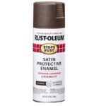 Rust-Oleum Stops Rust Satin Dark Brown Protective Enamel Spray Paint