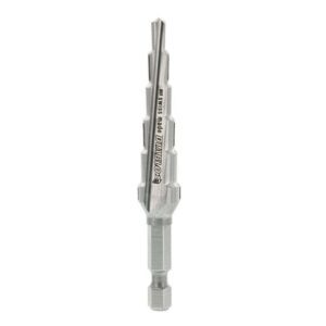 Diablo 1/2 in. X 3-3/8 in. L Metal Impact Step Drill Bit Hex Shank
