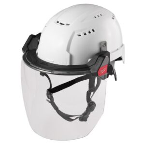 Milwaukee Bolt Anti-Fog PPE Face Shield Clear Lens Black Frame - Image 2