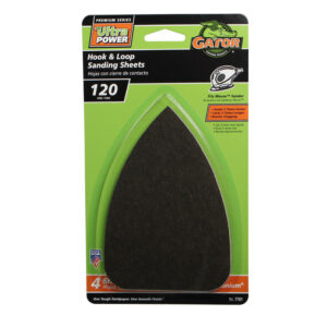 Gator Mouse 5 in. L X 3-1/2 in. W 120 Grit Zirconium Oxide Mouse Sandpaper