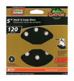 Gator 5 in. Zirconia Aluminum Oxide Hook and Loop Sanding Disc 120 Grit Fine