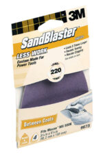 3M Sandblaster 5-1/2 in. L X 3-3/4 in. W 220 Grit Ceramic Sandpaper