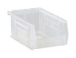 Quantum Storage 4-1/8 in. W X 3 in. H Storage Bin Plastic 1 compartments Clear