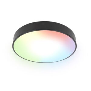 Feit Smart 15 in. H X 15 in. W X 5.5 in. L Nickel White Smart-Enabled Ceiling Fixture - Image 2