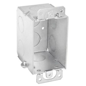 Southwire New and Old Work Rectangle Steel Switch Box