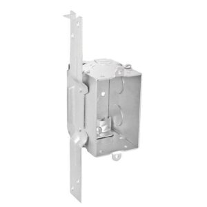 Southwire New and Old Work Rectangle Steel Switch Box