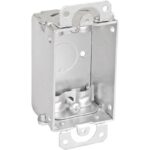 Southwire New and Old Work Rectangle Steel Switch Box G500-R-UPC