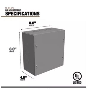 Southwire Square Steel Box Cover - Image 2
