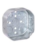 Southwire Old Work 14 cu in Octagon Galvanized Steel Box Mount Silver