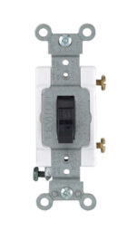 Leviton Commercial 15 amps Toggle Switch Brown