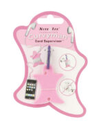 Nite Ize Curvyman Pink Plastic Cord Holder