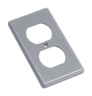 Carlon Rectangle Thermoplastic 1 gang 4.30 in. H X 2.38 in. W Duplex Box Cover