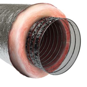 Imperial R8.0 25 ft. L X 8 in. D Silver Poly Duct - Image 2