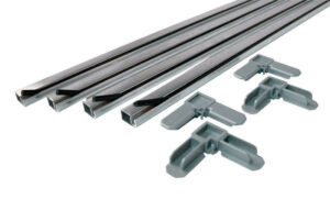 Prime-Line Mill Aluminum 5/16 in. W X 3/4 in. L Screen Frame Kit