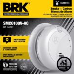 BRK Voice and Location Alert Hard-Wired w/Battery Back-Up Photoelectric Smoke and Carbon Monoxide Detector