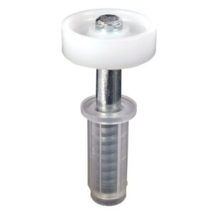 Prime-Line Silver Steel Bi-fold Door Wheel Guide (Case of 2)