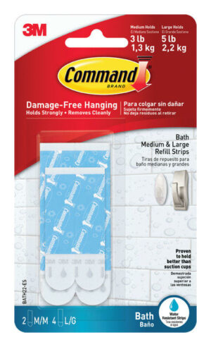 3M Command Medium/Large Plastic Refill Strips