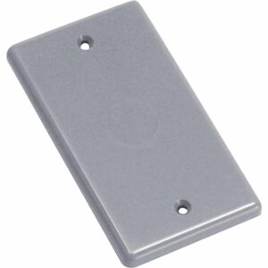 Carlon Rectangle Thermoplastic 1 gang 4.30 in. H X 2.38 in. W Flat Box Cover