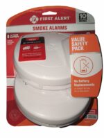 First Alert 2 Pack 10 year Battery-Powered Photoelectric Smoke Detector