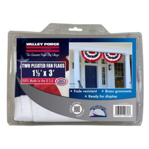 Valley Forge American Pleated Flag