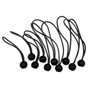 General Black Bungee Cord Set 6 and 9 in. L
