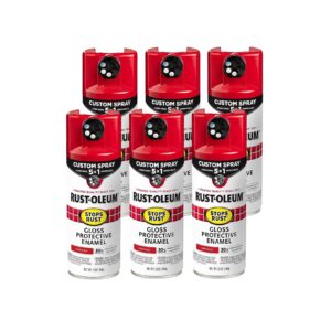 Rust-Oleum Stops Rust Custom Spray 5-in-1 Gloss Sunrise Red Spray Paint (Case of 6)