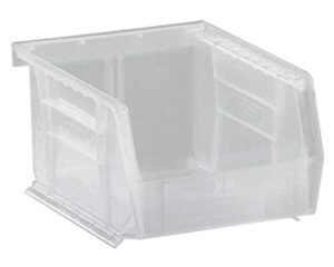 Quantum Storage 4-1/8 in. W X 3 in. H Storage Bin Plastic 1 compartments Clear