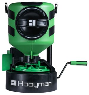 Hooyman Broadcast Chest Mount Spreader For Fertilizer/Ice Melt/Seed