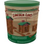 Lincoln Logs 100th Anniversary Tin Build Toy Brown/Green
